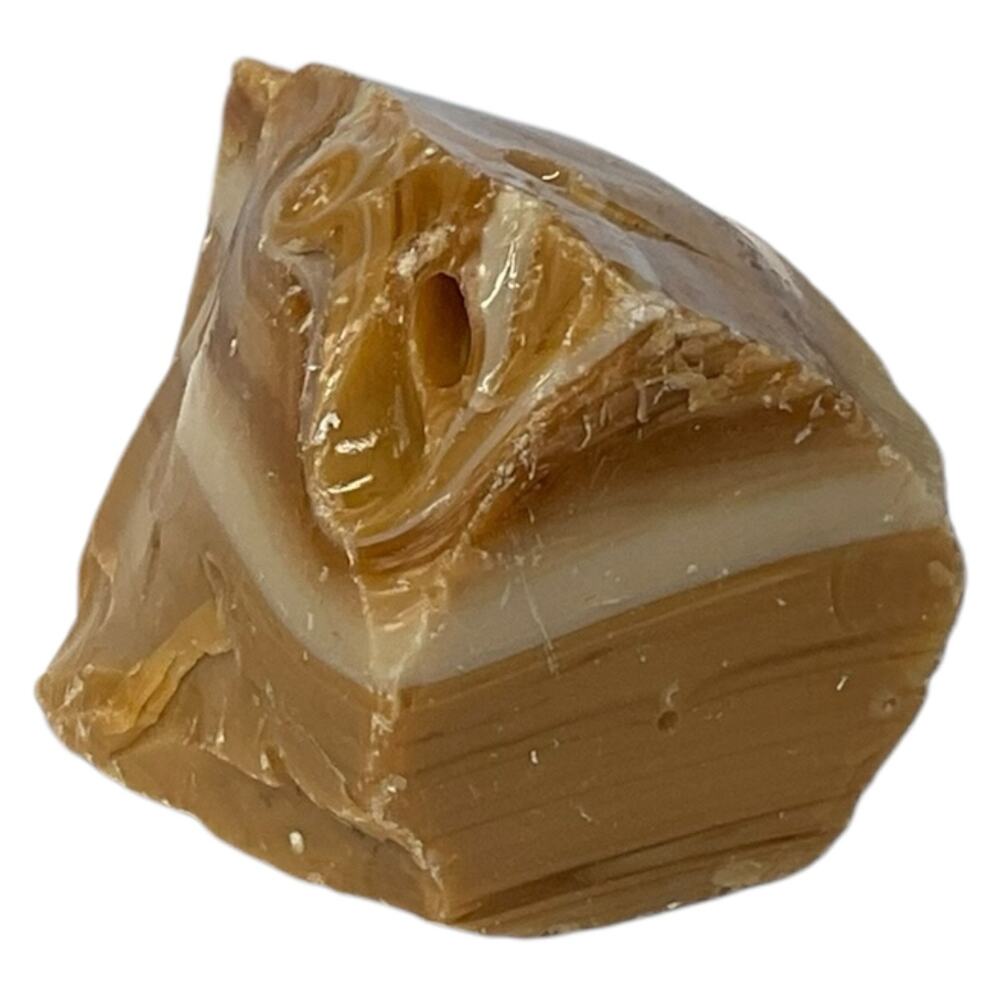 Carmel Chocolate Cream‎ Art Glass Cullet Slag Glass #5XL79